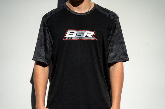 BSR TEAM SPORT-TEK TEE BLACK/GRAY